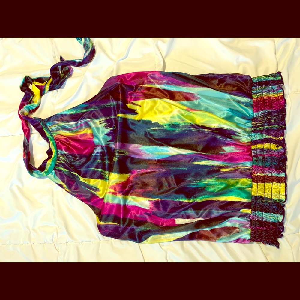Colorful halter